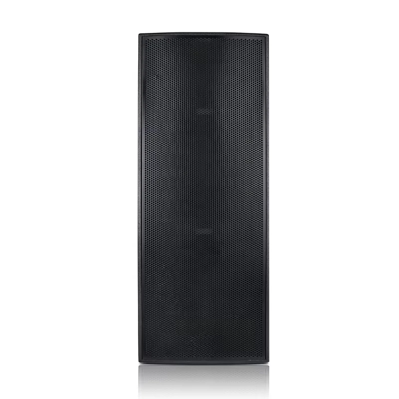 Dual 15 Inch Professional Stadium Audio Speaker Built-in Power Amplifier Indoor Sound System
