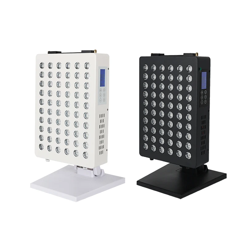 Updated Dual Chips 660nm 850nmLed Light Therapy Machine Led Face Infrared Light  Desktop Panel Red Light Therapy for Skin Care
