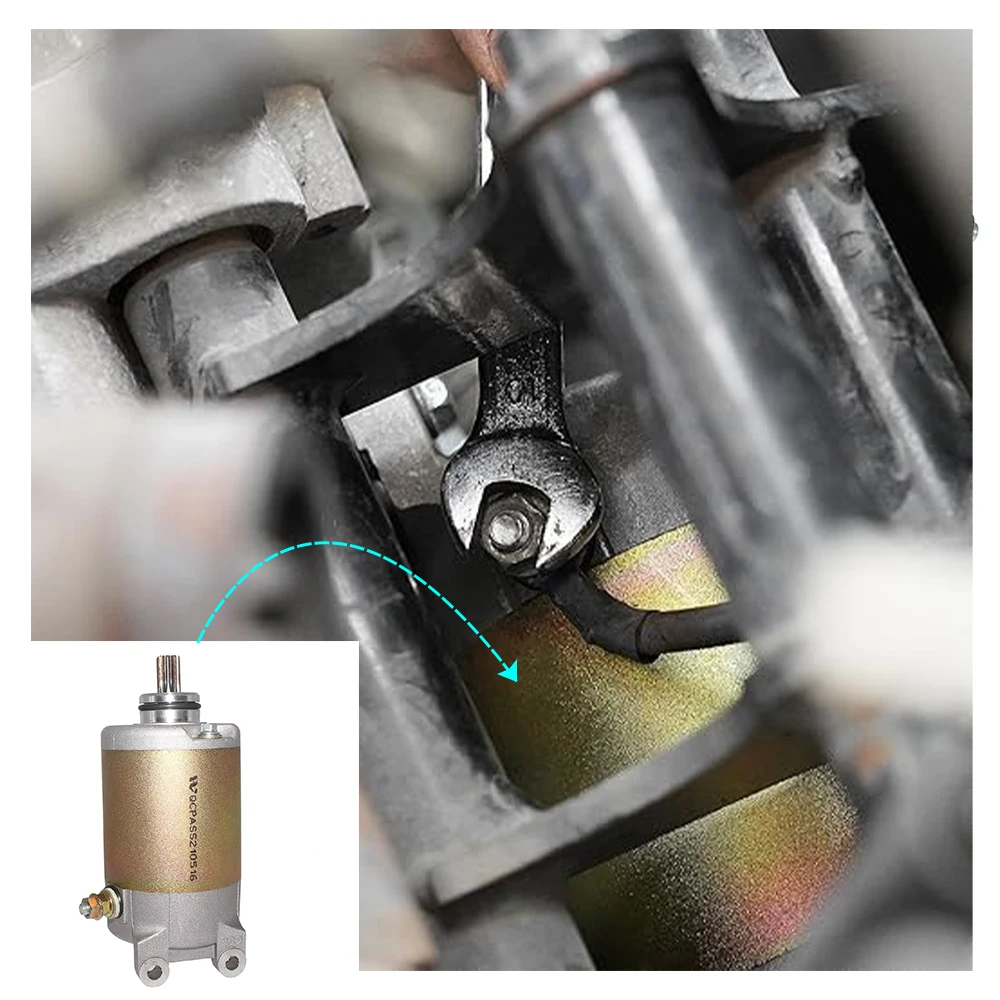 

CF250 Starter Motor Compatible with CFmoto Motorcycle V3 V5 MC250 Scooter Fashion,OEM Parts Number 0110-093000