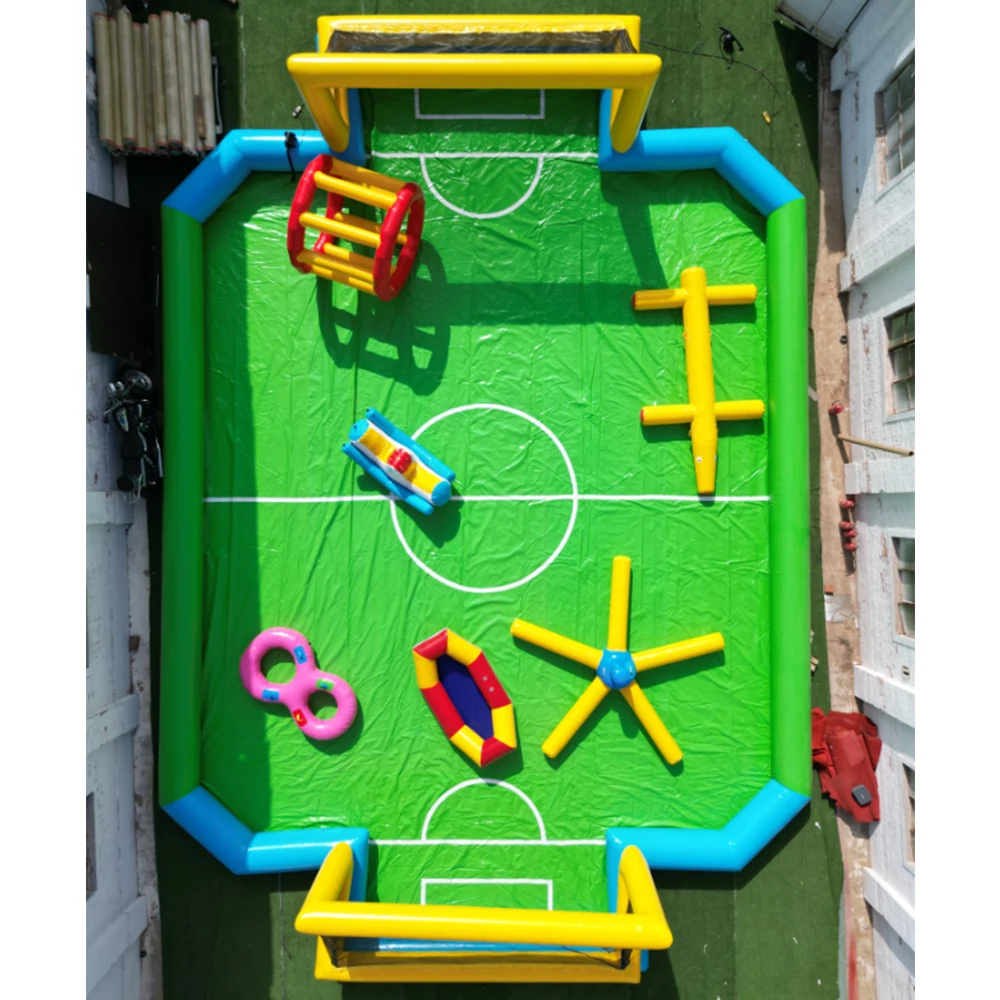 Outdoor Inflatable Soccer Playground for Kids-Commercial Use PVC Material Customized Color & Size Over 500kg Capacity