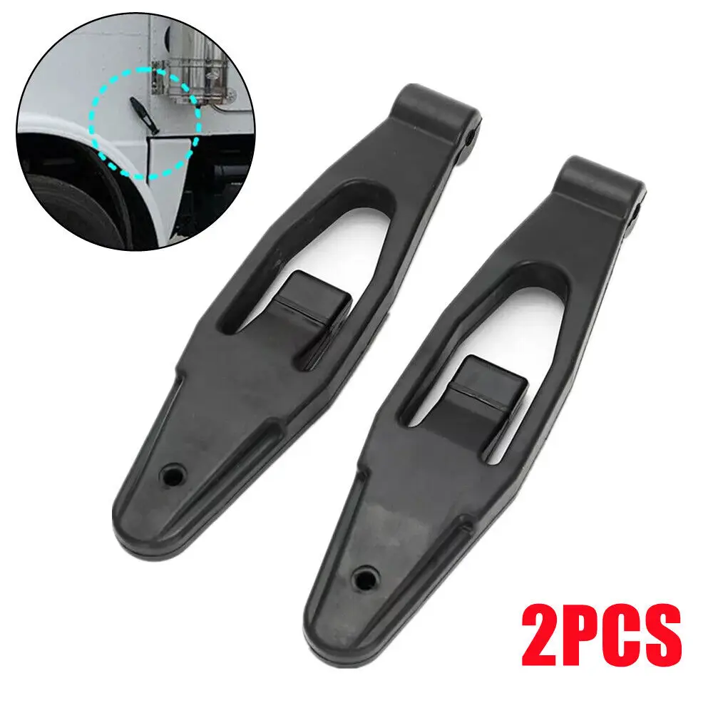 Kit de Base de pestillo de capó para coche, accesorios de piezas para Peterbilt 357, 367, 377, 378, 379, 388, Kenworth T300, T600, T800, W900, 2 L56-0001