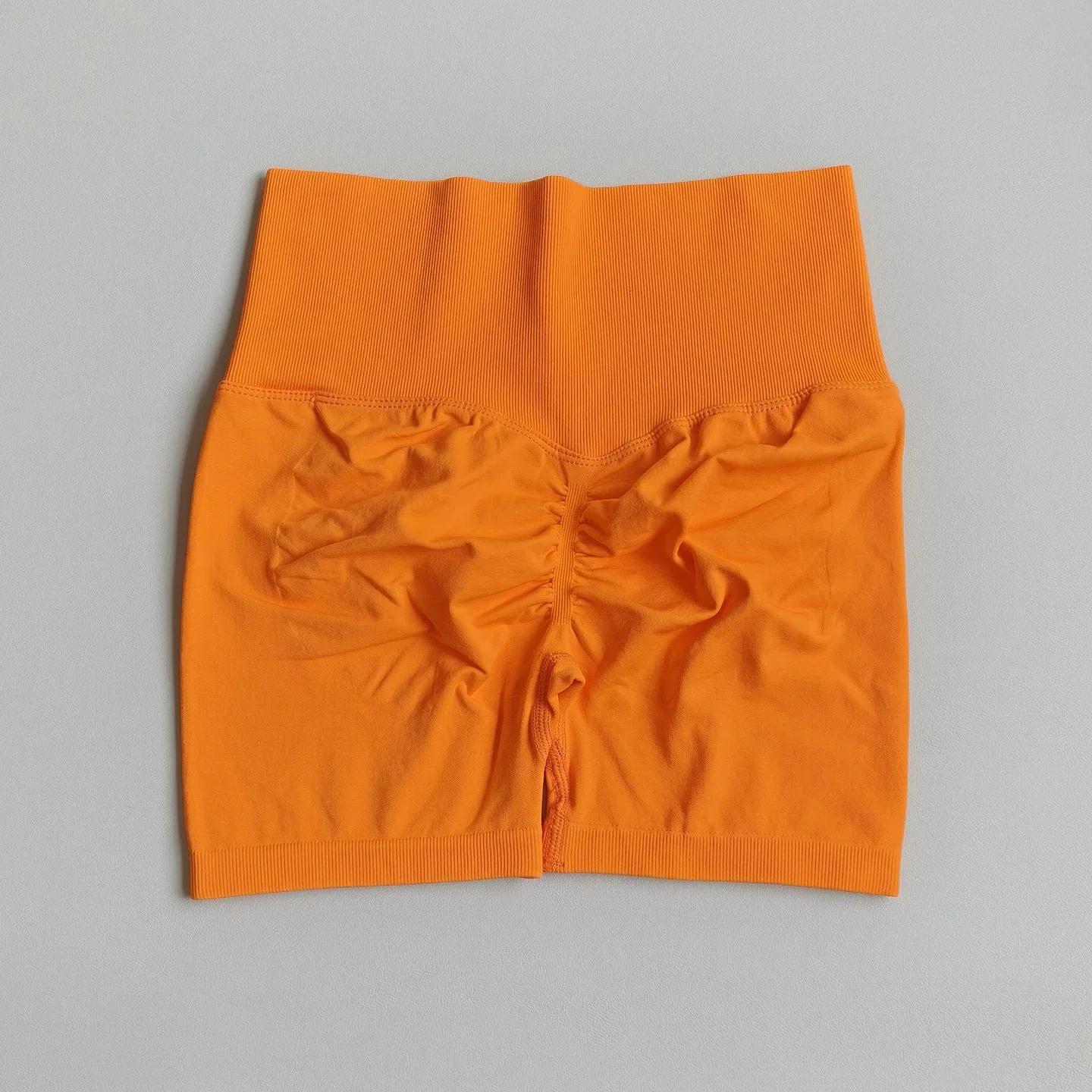 Hochelastische Fitness-3/4-Hose, stoßdämpfende, pfirsichförmige, figurformende Hose, eng anliegende Fitness-Shorts mit Bauchkontrolle für Damen – Detail 16