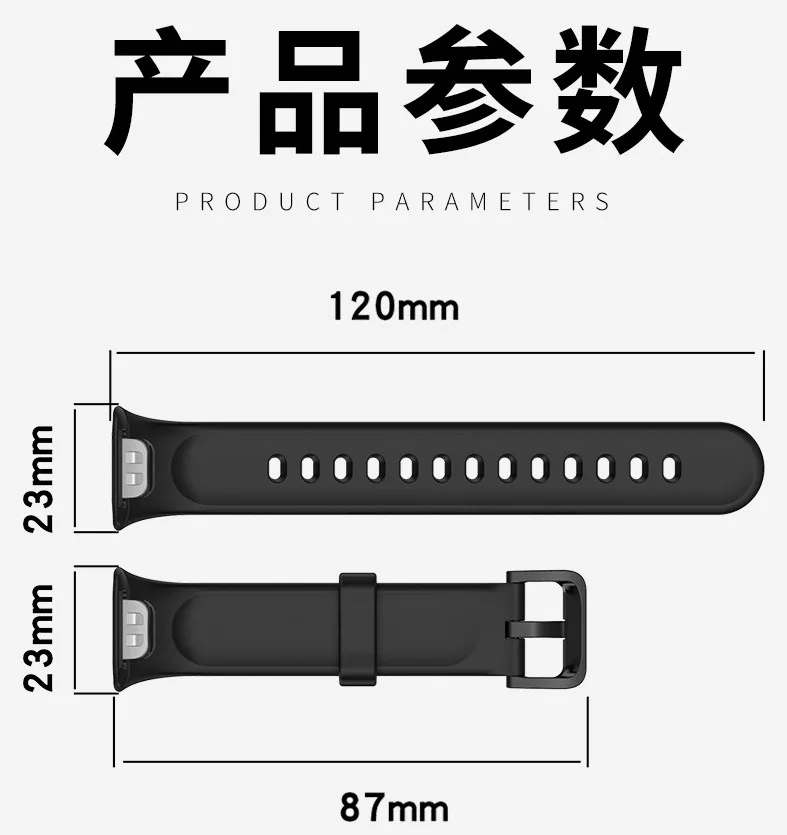 Strap For Xiaomi Mi Band 7 Pro Silicone Replacement Wristband Smart Watch Bracelet For Mi Band 7 Pro Straps Accessories