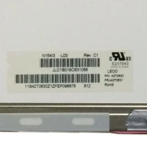 N154I3-L03 fit N154I2-L02 LTN154AT01 LTN154AT07 LP154WX4 B154EW01 B154EW02  B154EW03 B154EW04 LP154WX5 LCD Screen