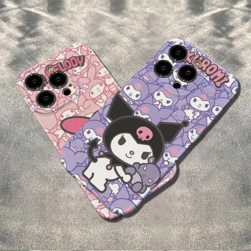 

Cute Kuromi MyMelody Phone Case For OPPO Realme 3 5 6 7 7i 8 9 9i 10 Pro Plus C11 C12 C20 C21Y C25Y C33 C35 C55 Hard PC Cover