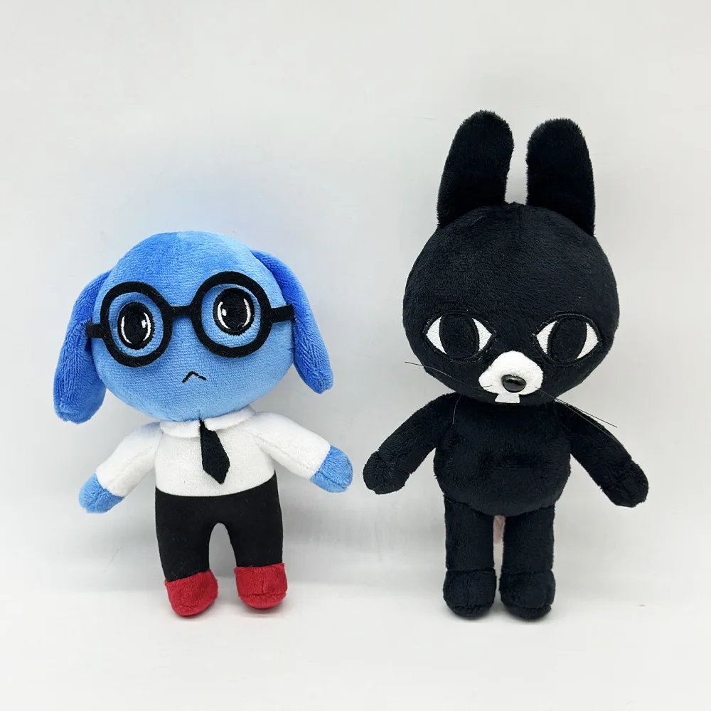 In Stock Horror Animal Hospital Blue Dog Penguin Bunny Plush Doll Cute Animal Game Peripherals Collectible Soft Toys.