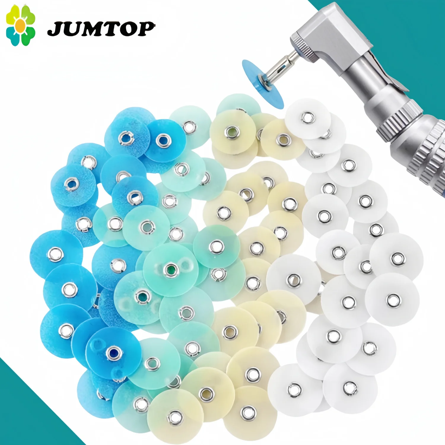 40/80pcs Dental Polishing Discs Holding Rod Mandrel Soflex Flexi Disc RA Shank Teeth Whitening Material Dentistry Tools