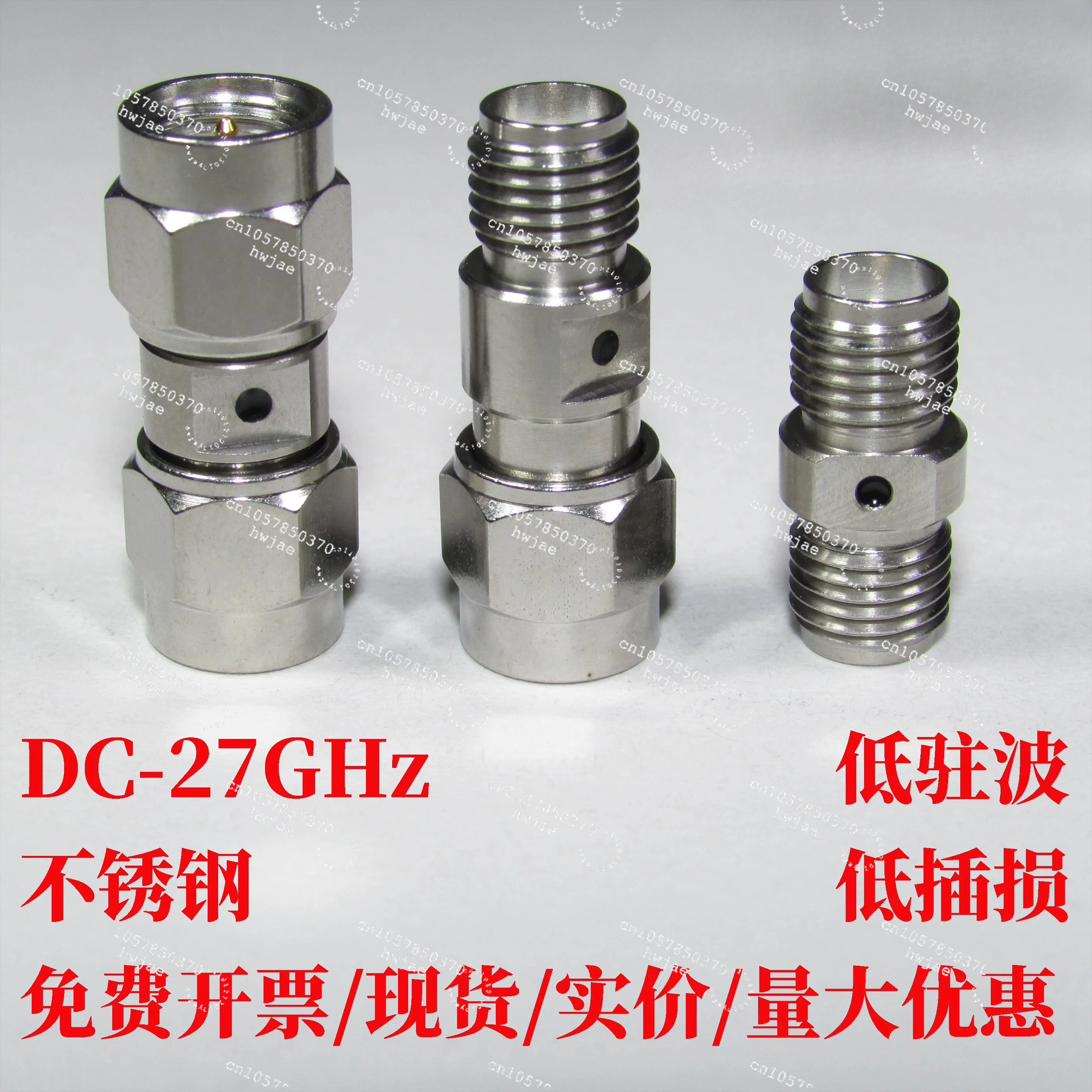 DC-27GHz SMA RF Microwave Coaxial Converter/Low Standing Wave/Stainless Steel/Spot/Price