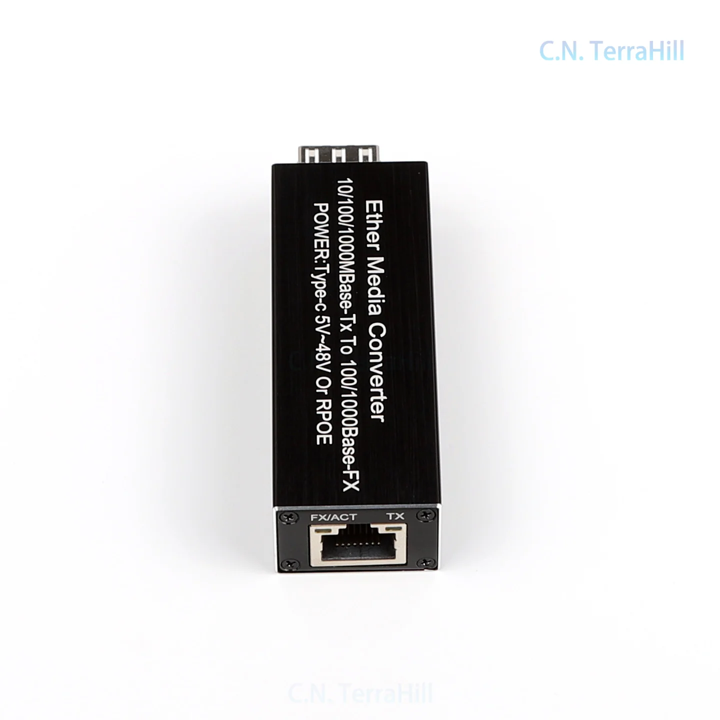 Mini SFP Fiber Optic Media Converter 1.25G Gigabit Single/Dual Fiber SC/LC Type-c