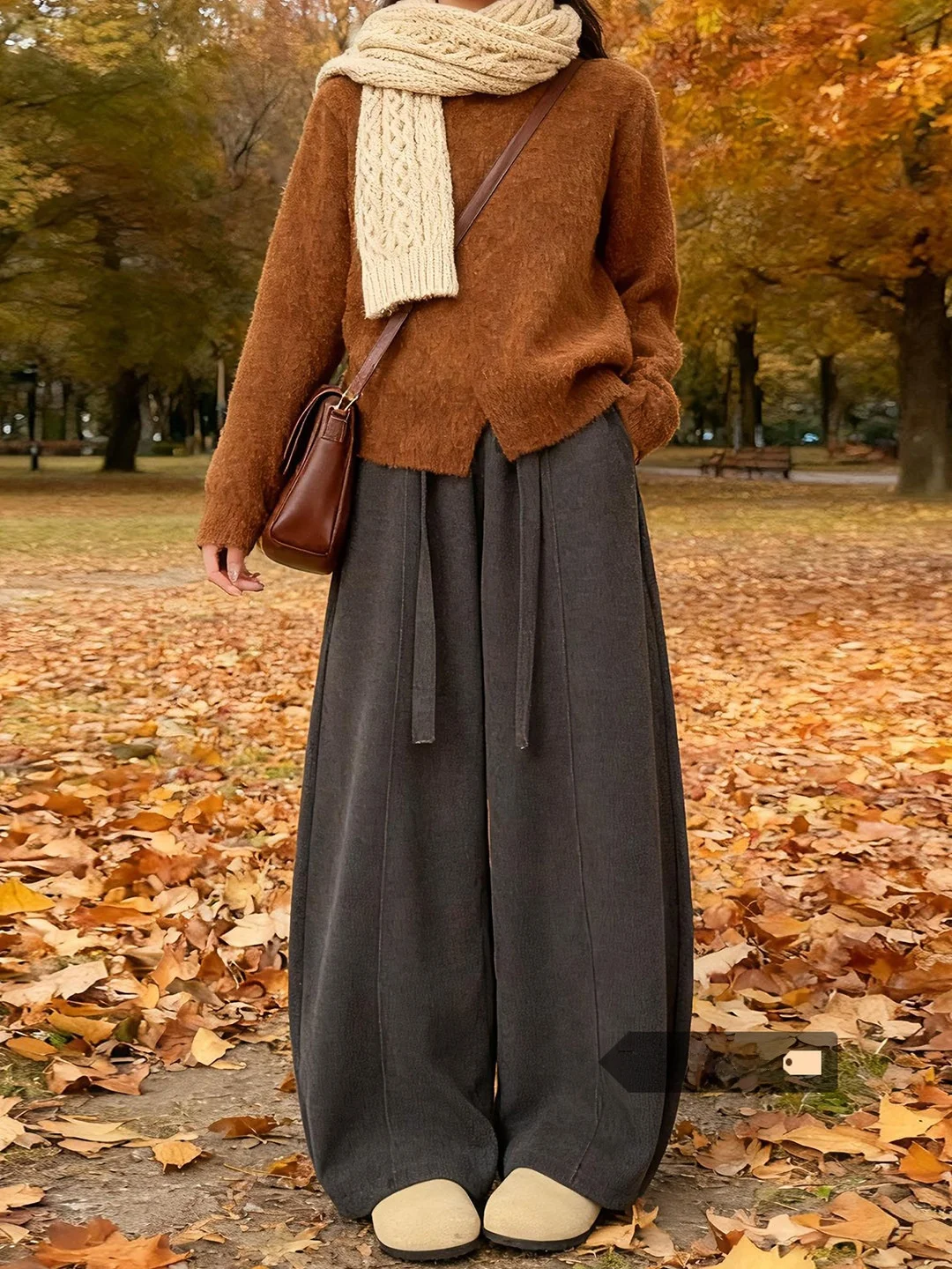 

Теплые широкие брюки на подкладке с начесом Thiened Corduroy Casual Lazy Small Size eep Velvet Thi Blade Knife Pants Осень Зима