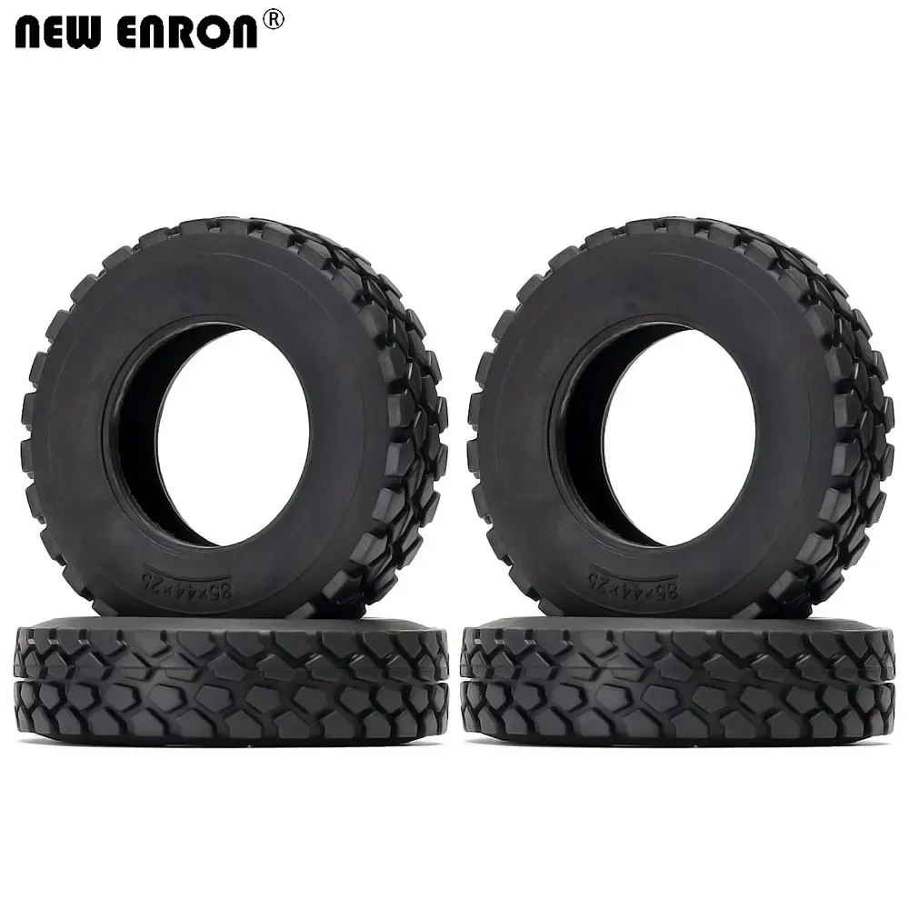 5 types de roues en caoutchouc de style, pneus 83MM / 85MM, 4 pièces pour voiture RC chenille 1/14 Tamiya tracteur camion remorque