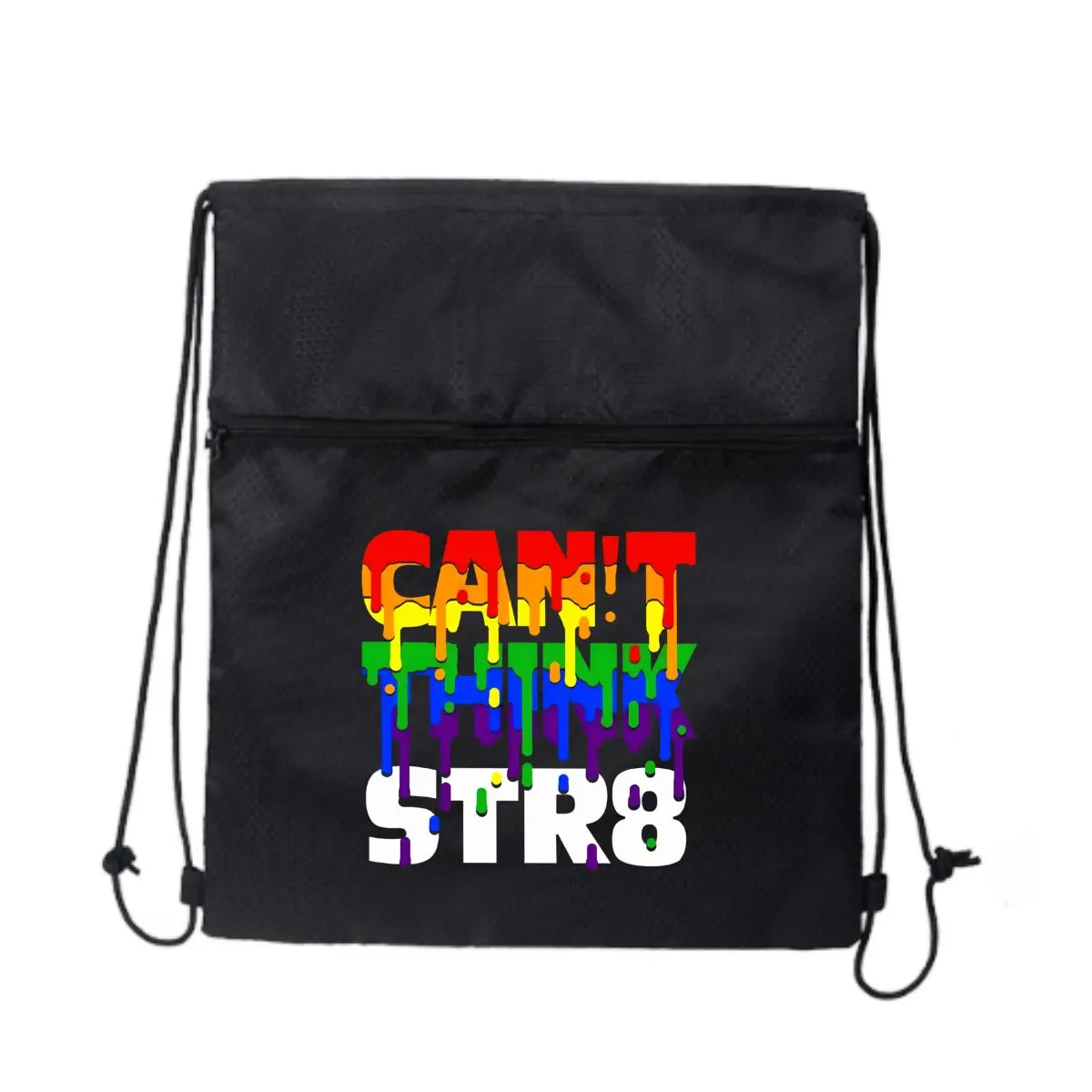 

Не могу думать, прямой текст, художественная уличная одежда, сумка на молнии на шнурке: смелые принты для городского стиля