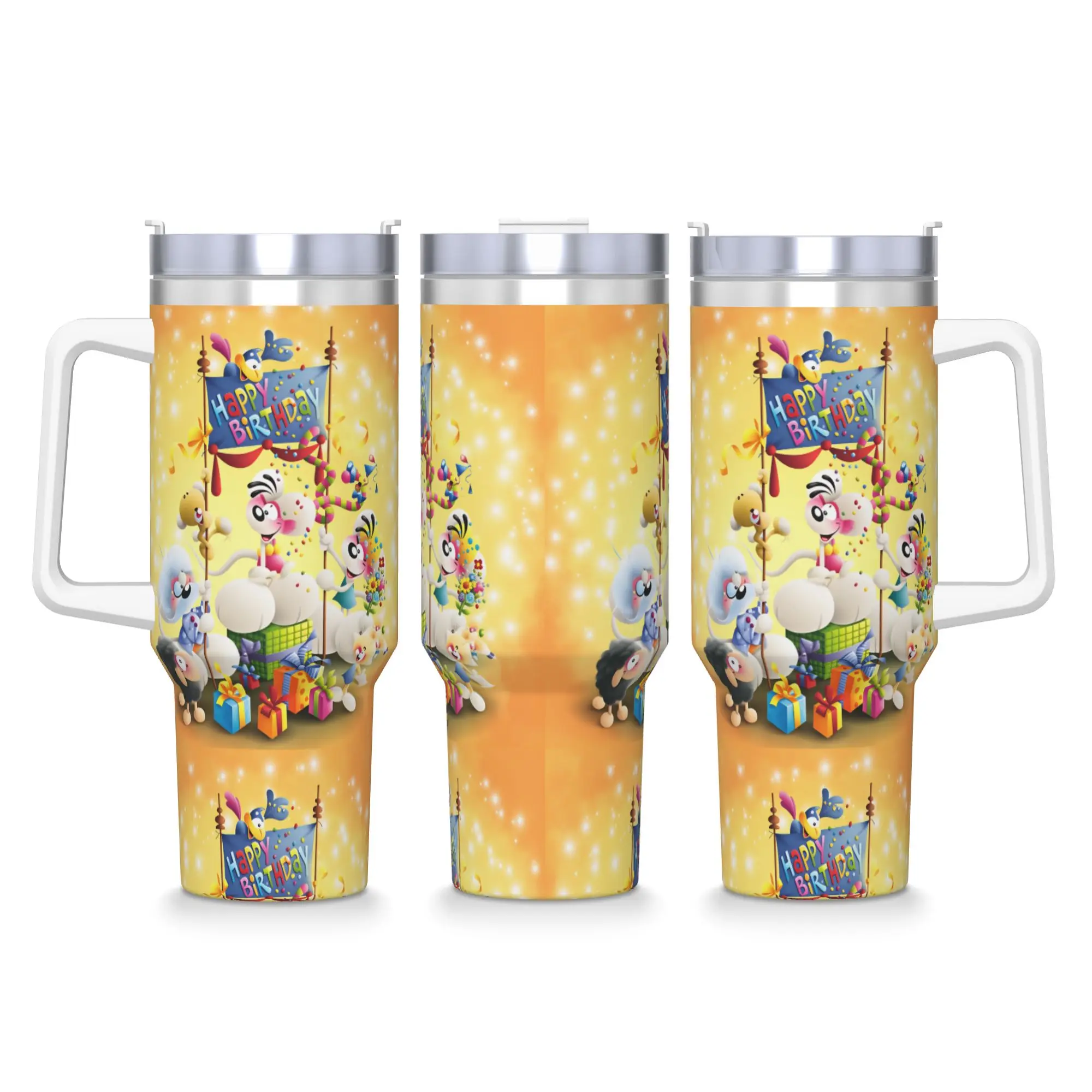 Comic Cartoons Diddl Stainless Steel Tumbler Beach Car Mugs Large Capacity Thermal Mug Portable Hot Drinks Milk Tea Water Bottle