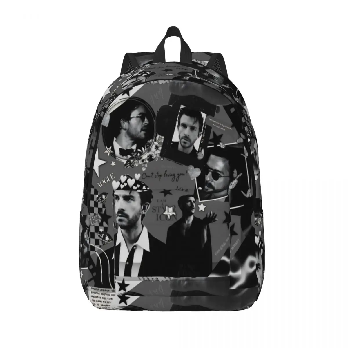 Jonathan Bailey Actor Backpack Elementary High College School Student Bookbag Men Women Daypack Gift