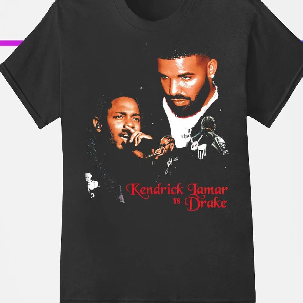 HOT NEW Drake vs Kendrick Lamar rapper T-shirt short sleeve All sizes JJ4362