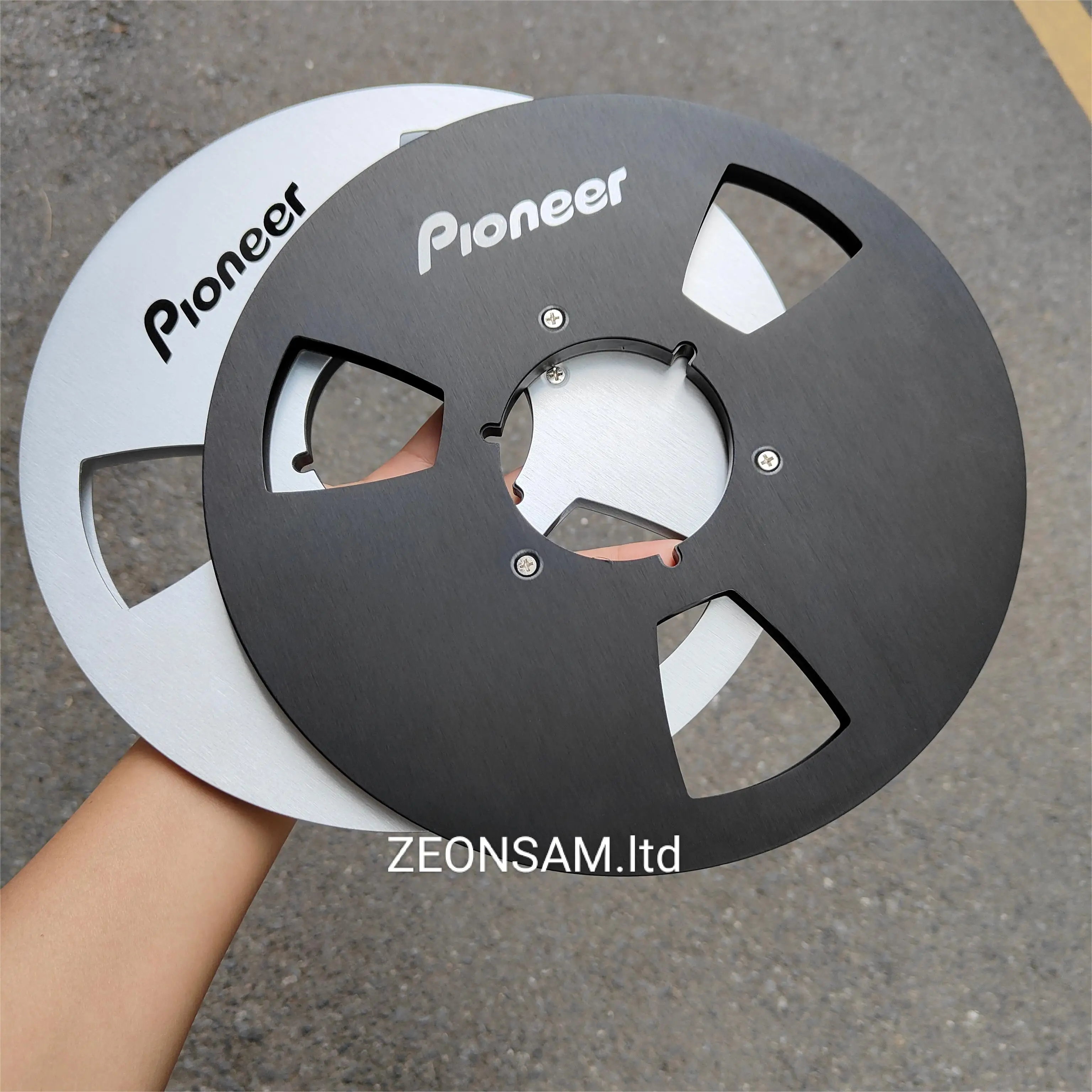 

Pioneer 10.5" X 1/4" Inch Empty Tape Reel Nab Hub Reel-To-Reel Recorders Accessory Empty Aluminum Disc Opening Machine Parts