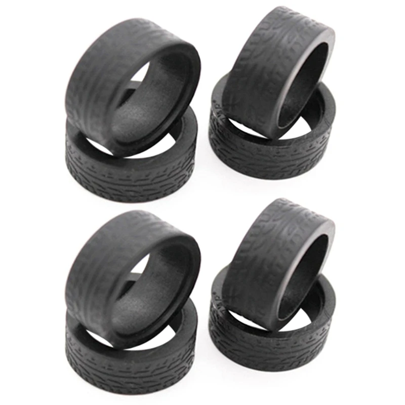 ABJL Rubber Tyre Tires Wheel for Wltoys K969 K989 P929 Iw04M Mini-Z 1/28 RC Drift Racing Car 8Pcs