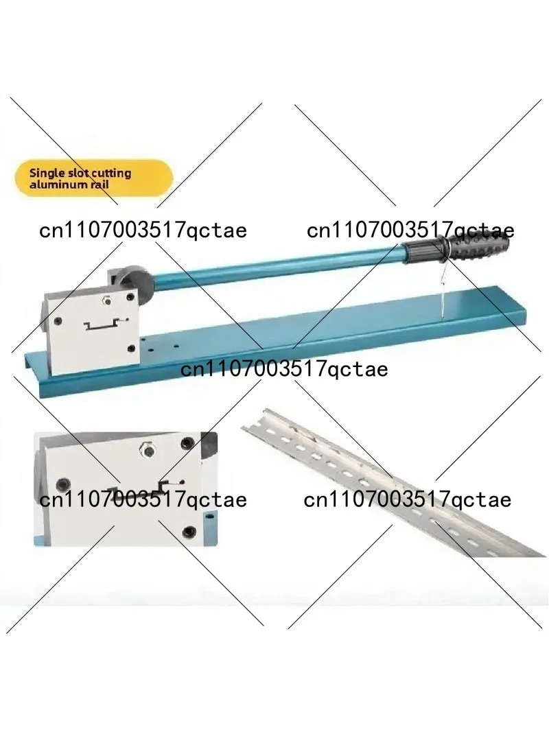 Multifunctional DIN Rail Cutter DC-35 with Ruler Easy Measuring Guide Rail Cutting Tool for Precision Cutting