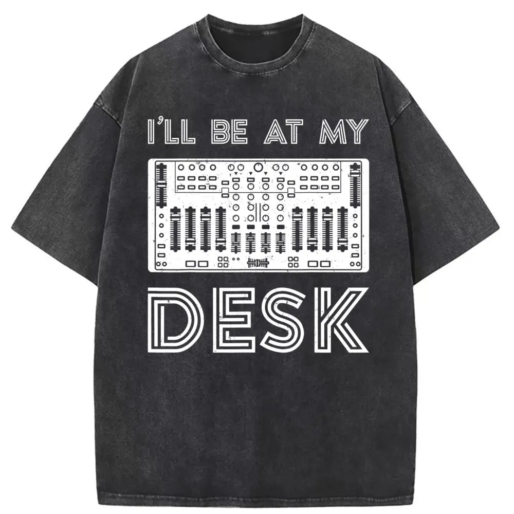 

I Be At My Desk Funny Audio Engineer Sound Guy Recording T Shirt Summer Long Sleeve For Men Autumn Sweatshirts