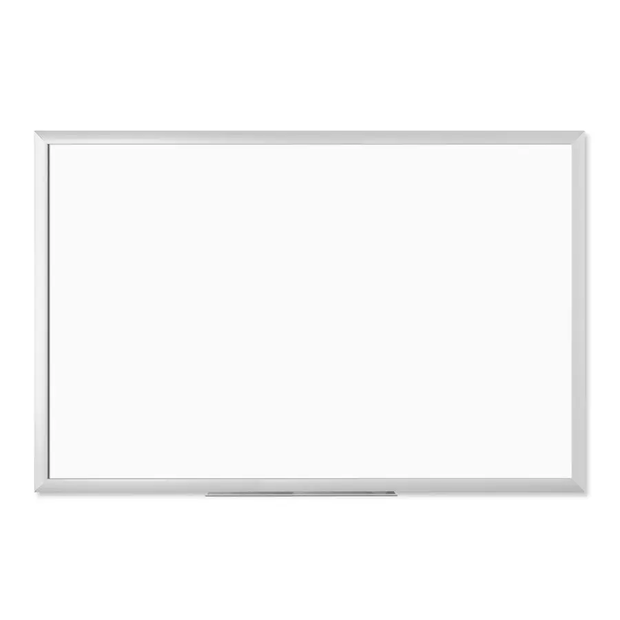 

Магнитная доска для записей, 36 x 24 дюйма, настенная, с серебристой алюминиевой рамкой, белая доска для дома, офиса, класса