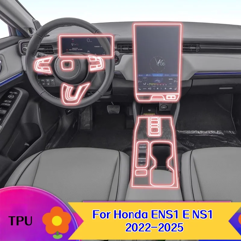 

Car Center Console Media Dashboard Navigation TPU Anti-scratch Protector Film For Honda ENS1 E NS1 2022-2025 Car Accessories