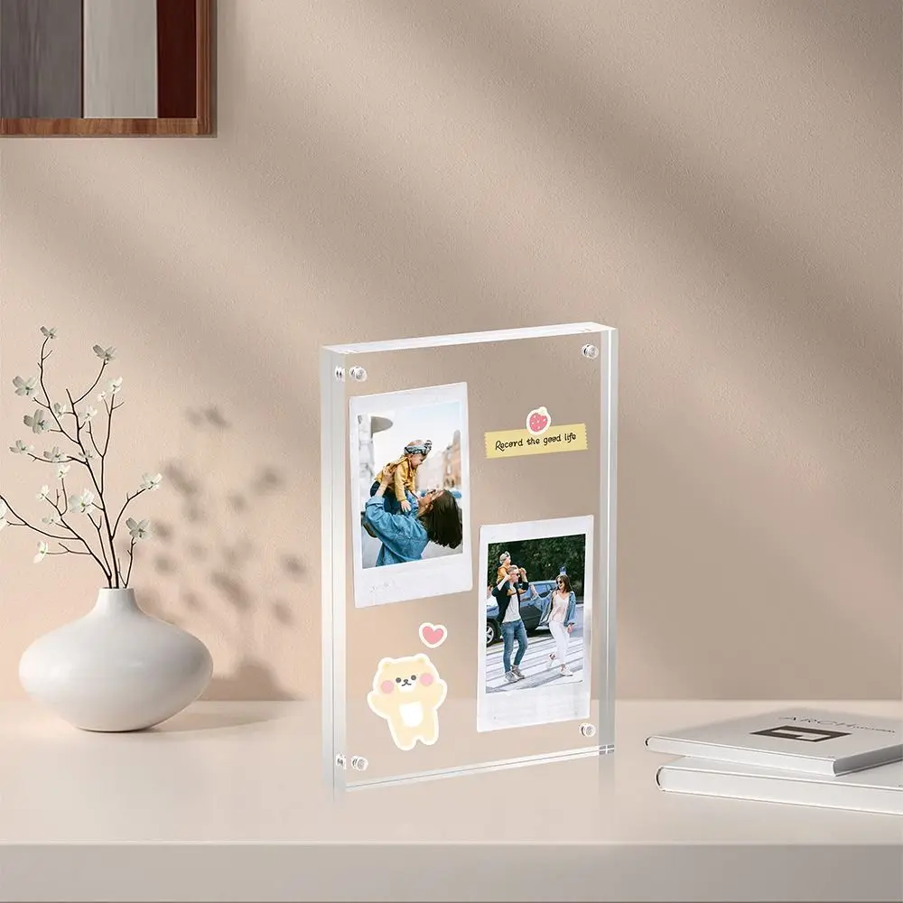 สติกเกอร์ติดกล้อง DIY อเนกประสงค์สติกเกอร์ติดกล้องลายการ์ตูนน่ารักรูปลอก PVC สร้างสรรค์อัลบั้มตกแต่งสำหรับ Fujifilm Instax Mini 12