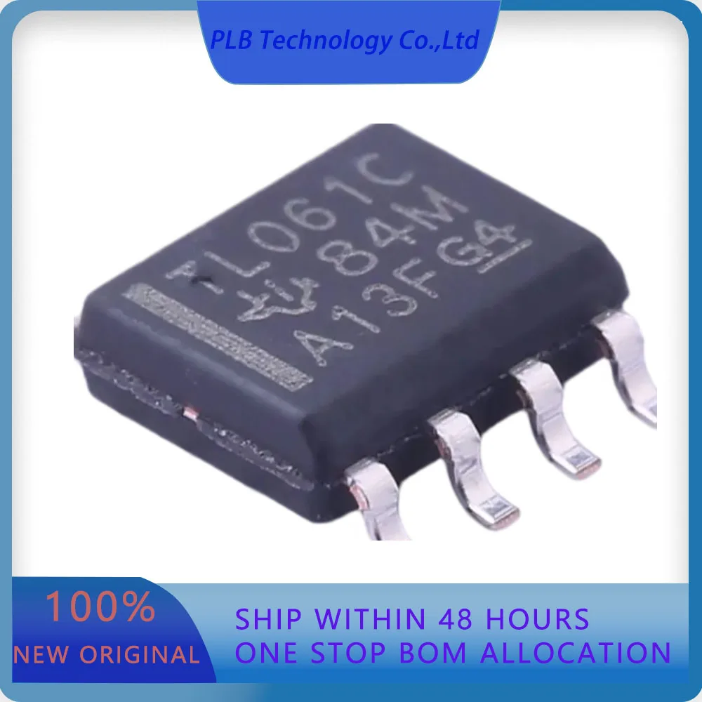 20PCS/LOT TL061CDR TL061  3mV 200pA 1MHz 3.5V/us 1.0 SOIC-8 FET Input Amplifiers Original Stock