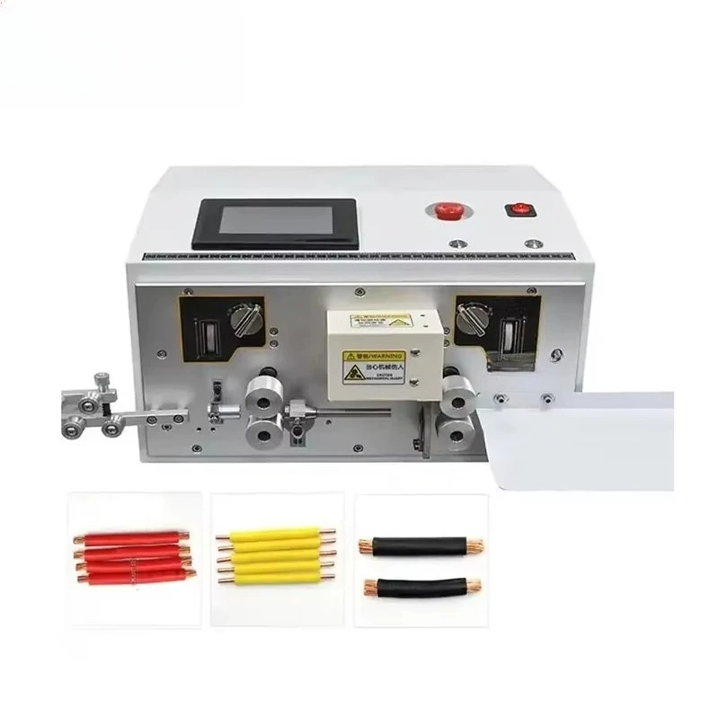 Multifunctional Fully Automatic Wire Stripping Machines Suitable For Electronic Cables Separation Processing Manufacturing Tasks