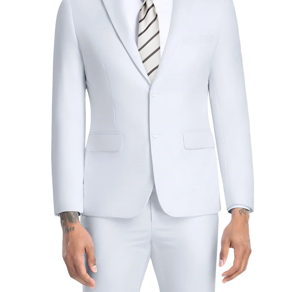 Costumes intelligents et décontractés pour hommes, kaki, pour affaires formelles, mariage, garçons d'honneur, fumer, ensemble veste et pantalon à Double boutonnage