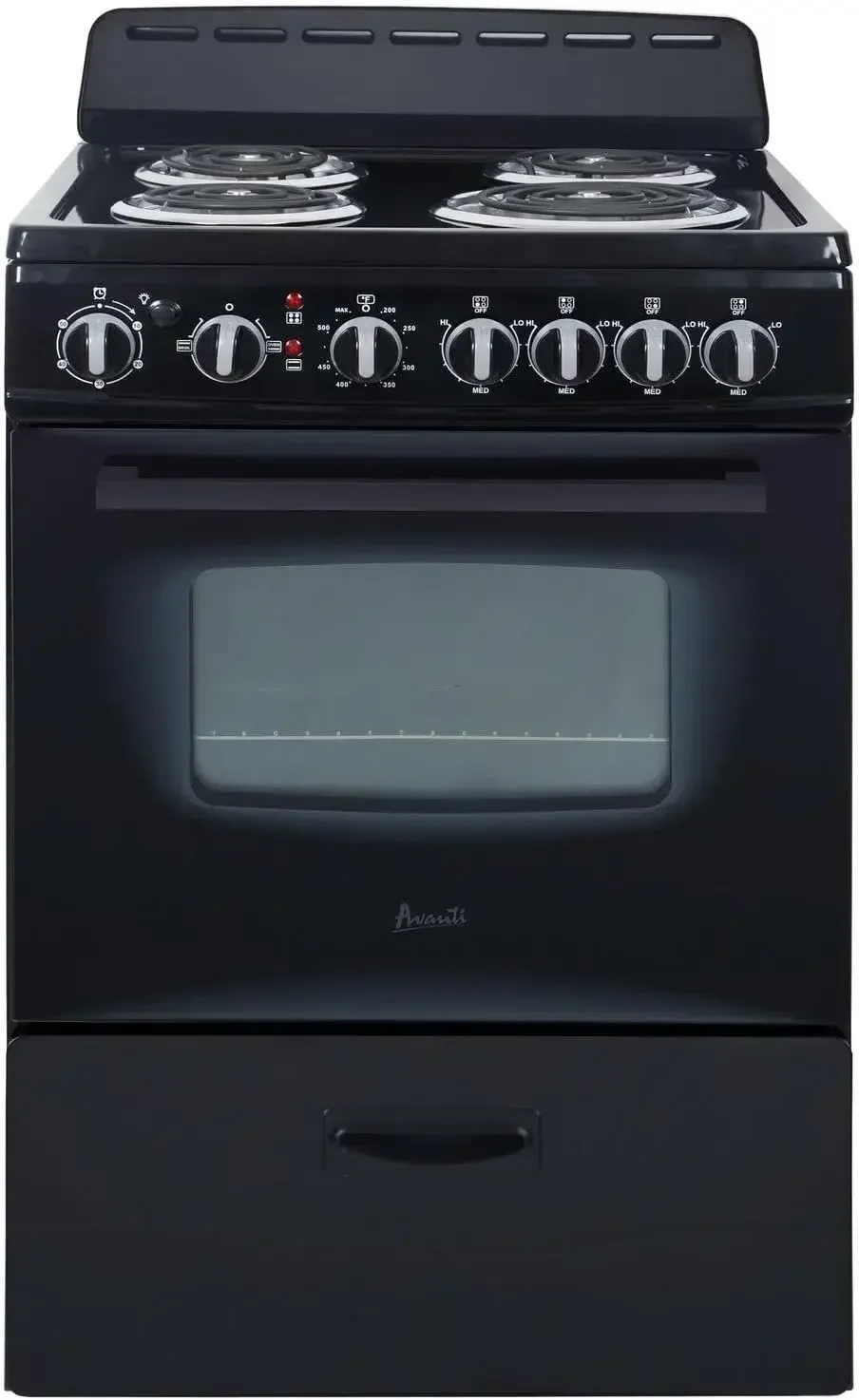 

Avanti ERU240P1B ERU240 24" Electric Range Oven with Framed Glass Door, in Black