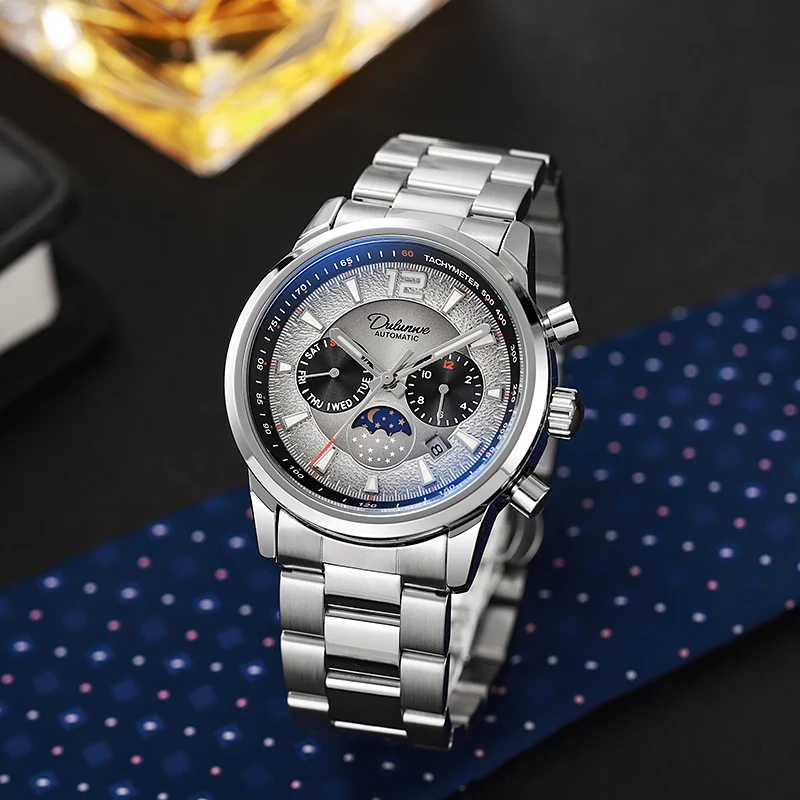 

Men's Automatic Mechanical Watch, 2025 New Style, Trendy, Cool, Multifunctional Wristwatch, Unique Watch, Luxury Watch