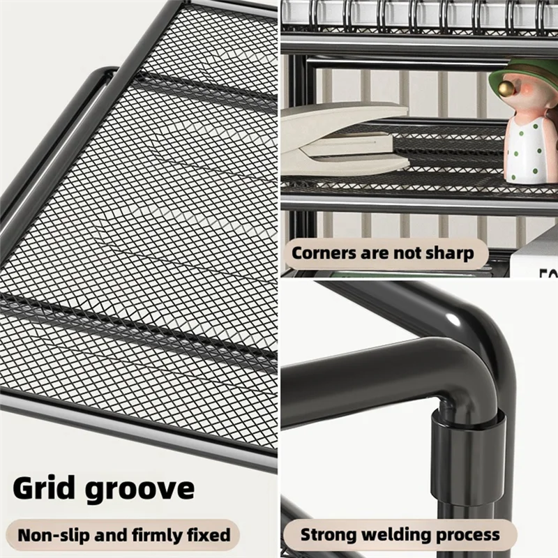 L52A-رف ملفات سميكة إطار ملف معدني مكتب سطح المكتب متعدد الطبقات مجلد ملفات صندوق تخزين اللوازم المكتبية ملف كامل