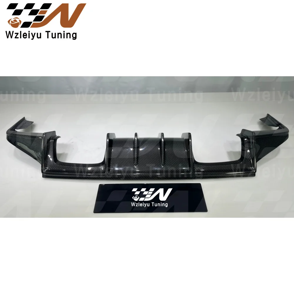 OEM Style Dry Carbon Fiber Rear Bumper Diffuser & Canards Fit For BMW G87 M2 2023 High Quality Fitment