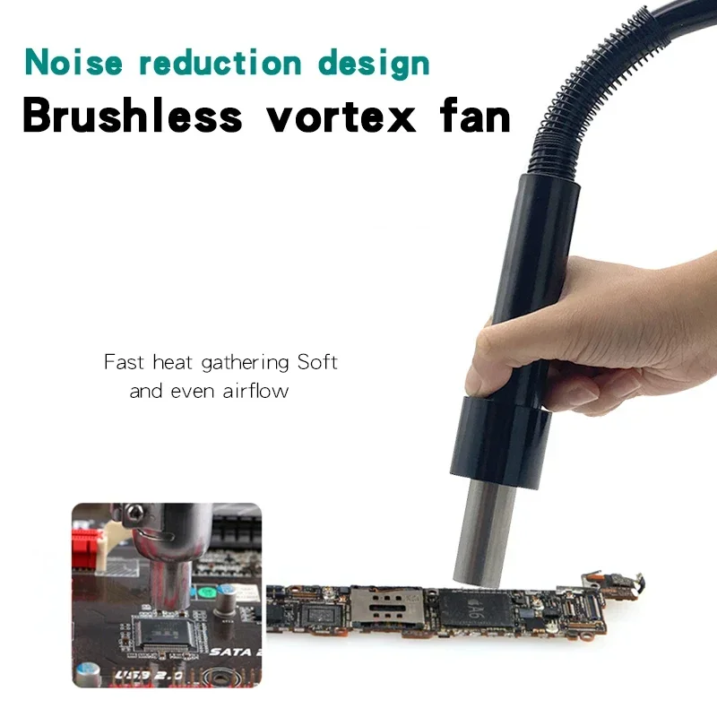 High Speed Digital Soldering Iron with Hot Air Gun 959D+, Eddy Current, Mobile Phone Chip Repair