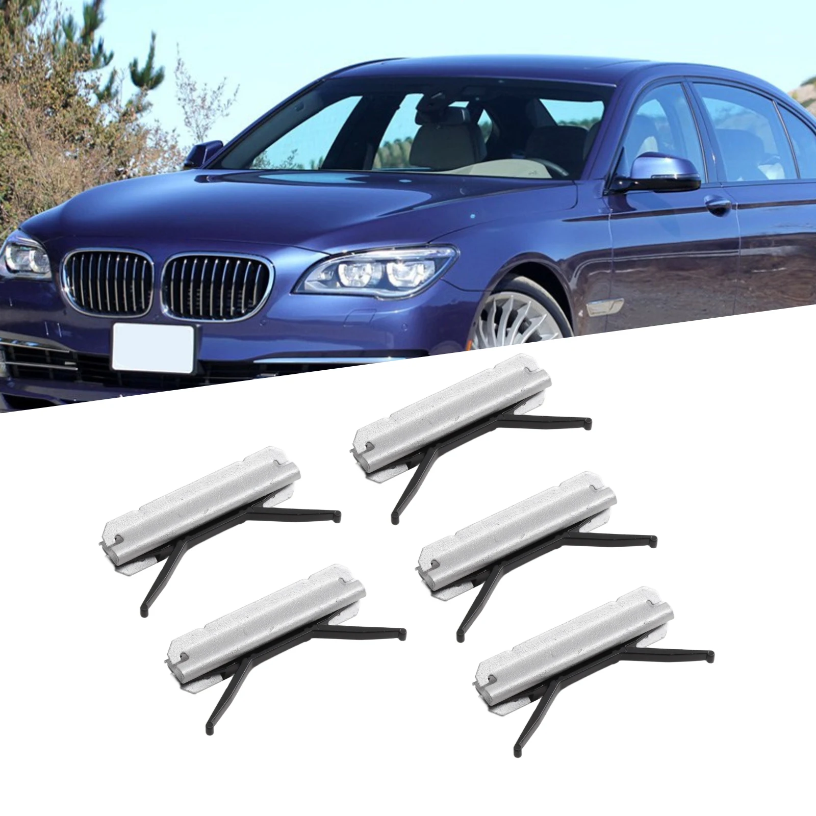 As The Picture Shows Front Windshield Clips Long-Lasting Secure Hold Wear Resistant Daily Use Easy Installation