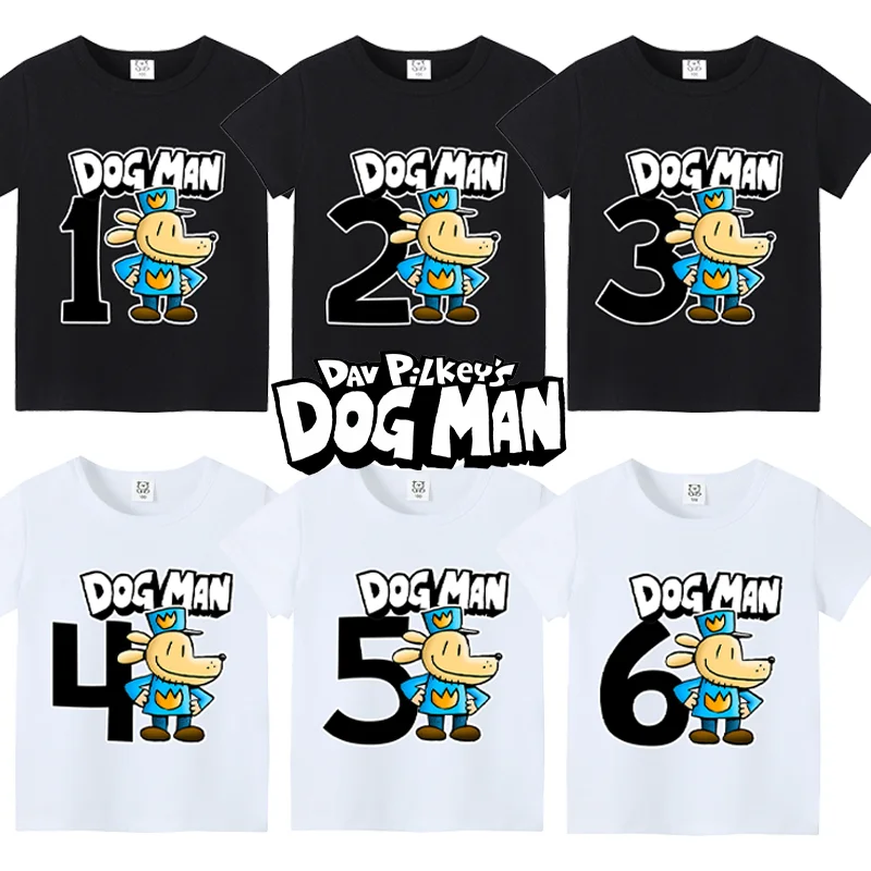 Dogs Mans T-shirts Cute Cartoon Print T-shirt Kawaii Casuals Clothes Short Sleeves Tops Tees Boys Clothing Outfits Birthday Gift