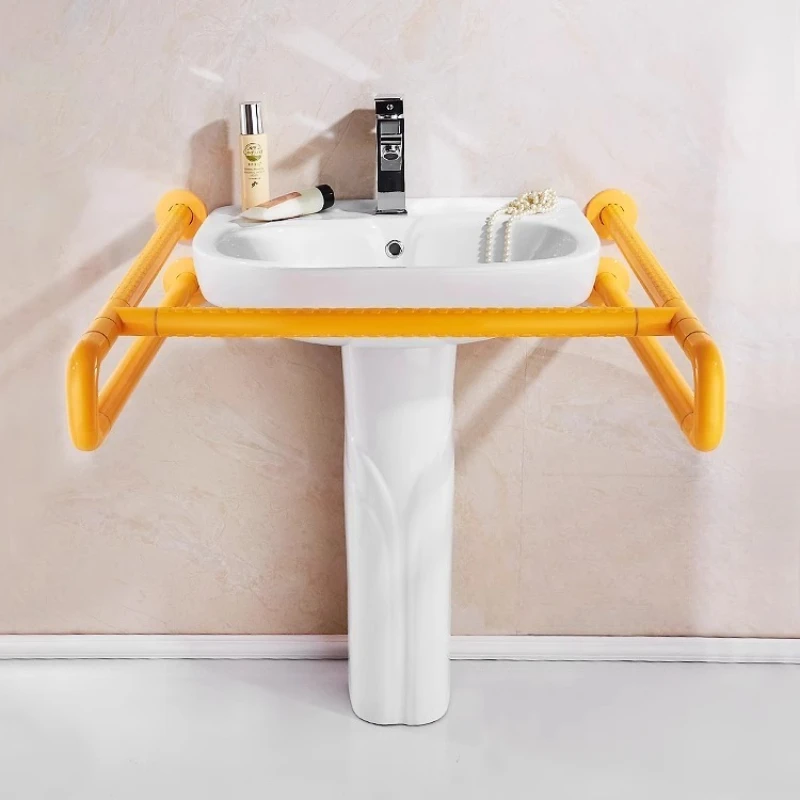 Upgraded Safety Grab Bar for Disabled Toilet Heavy Duty Anti-Slip Bathroom Handrail Elderly Balance Assist Armrest