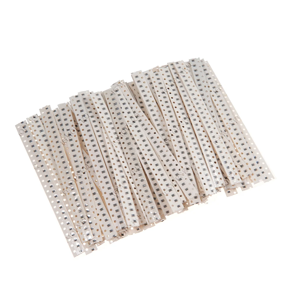 1500 Pcs SMD 0805 Resistors Assorted Set (60 Values x 25 Pcs) 0ohm - 10M Ohm 1/8 Watt 1% High Precision Film Chip Resistance Kit