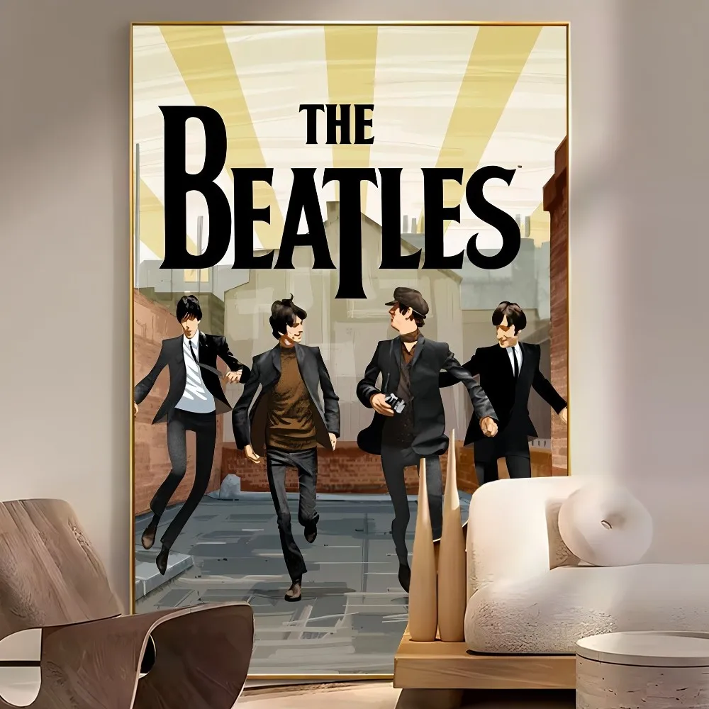 Cartoon Y Yellow Submarine T The Beatles Classic Vintage Posters Decoracion Painting Wall Art  Kraft Paper Kawaii Room Decor