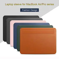New Laptop Sleeve for MacBook Air 13 Case A2337 A2179 Pro 13 A2338 Waterproof Leather Laptop Bag for MacBook Pro 14 A2442