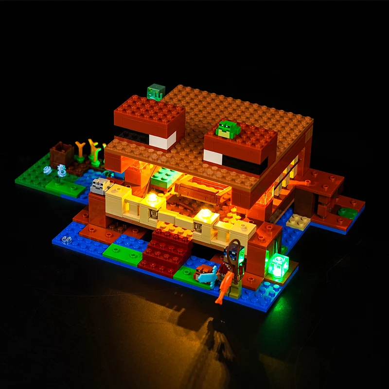 Lazishi LED light 21256 set is suitable for The Frog House building blocks (only including lighting accessories)