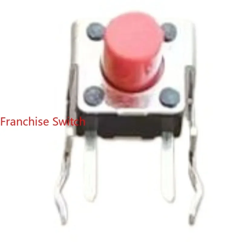 200PCS SKHHLWA010 Touch Switch 6*6*7 With Bracket, 2 Pins On The Straight Side, Horizontal Button   Side