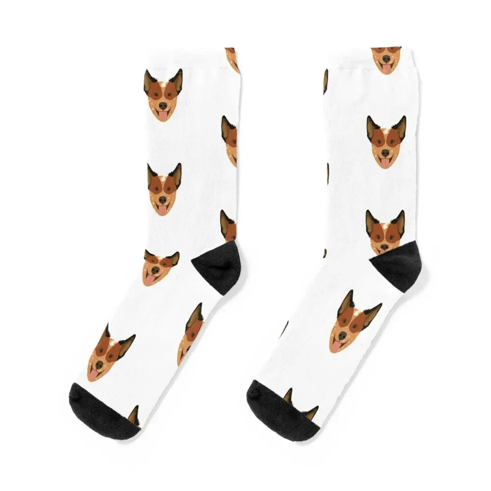 Australian Cattle Dog Socks Thermal man winter Soccer Luxury Woman Socks Men's