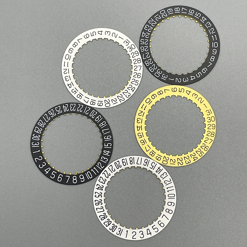 

Mod ETA 2824 Movement Date Wheel Dial Fit for 2824 Mechanical Movement Crown at 3.0 Day Date at 3.0H and 6.0H Oclock Movt Wheel