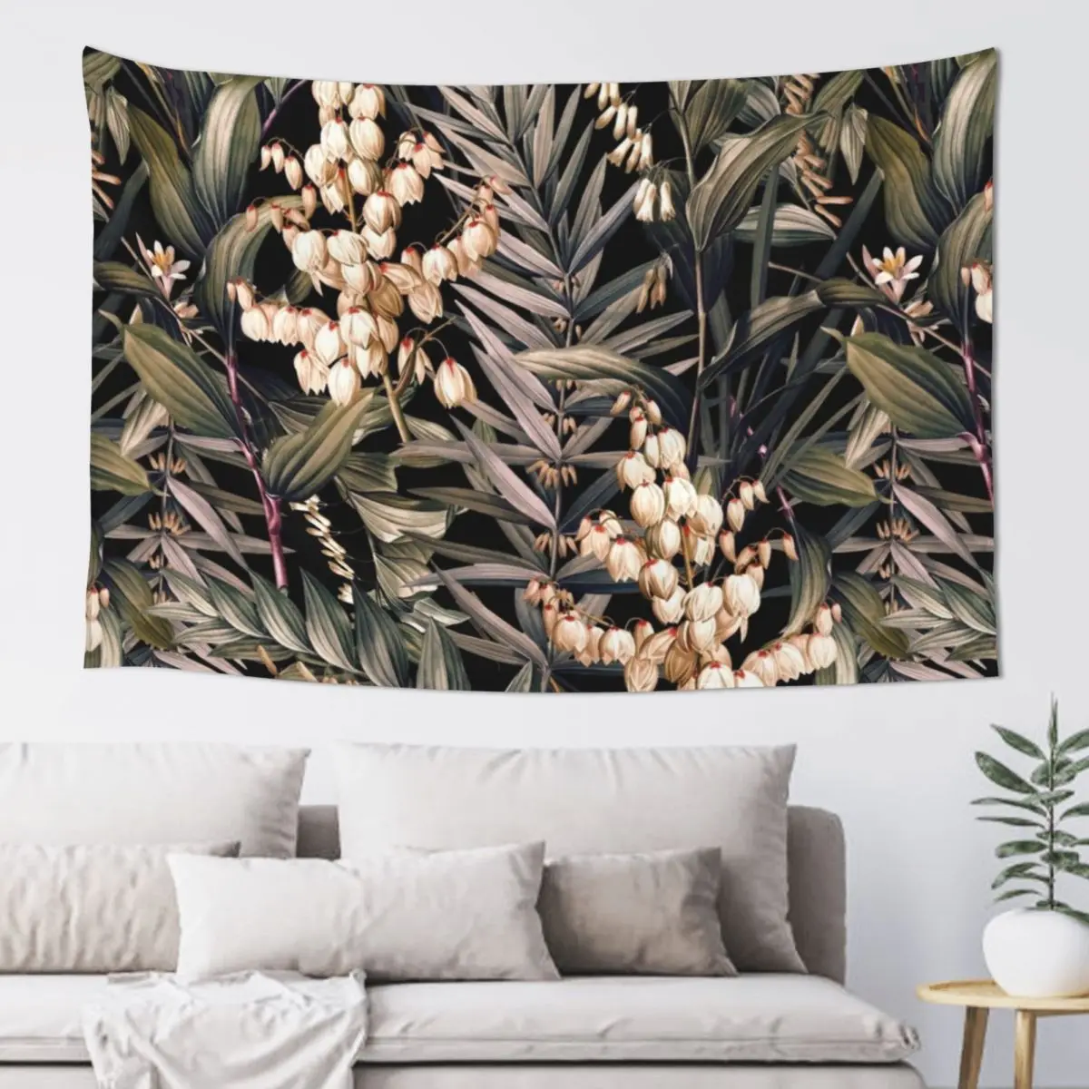 

Midnight Garden X Tapestry Outdoor Decor Carpet Wall Room Design Luxury Living Room Decoration Tapestry