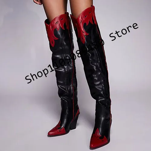 

2026 Матовые кожаные сапоги на шпильке с острым носком в британском стиле, весенние женские вечерние повседневные сапоги выше колена, Zapatos Para Mujere 44