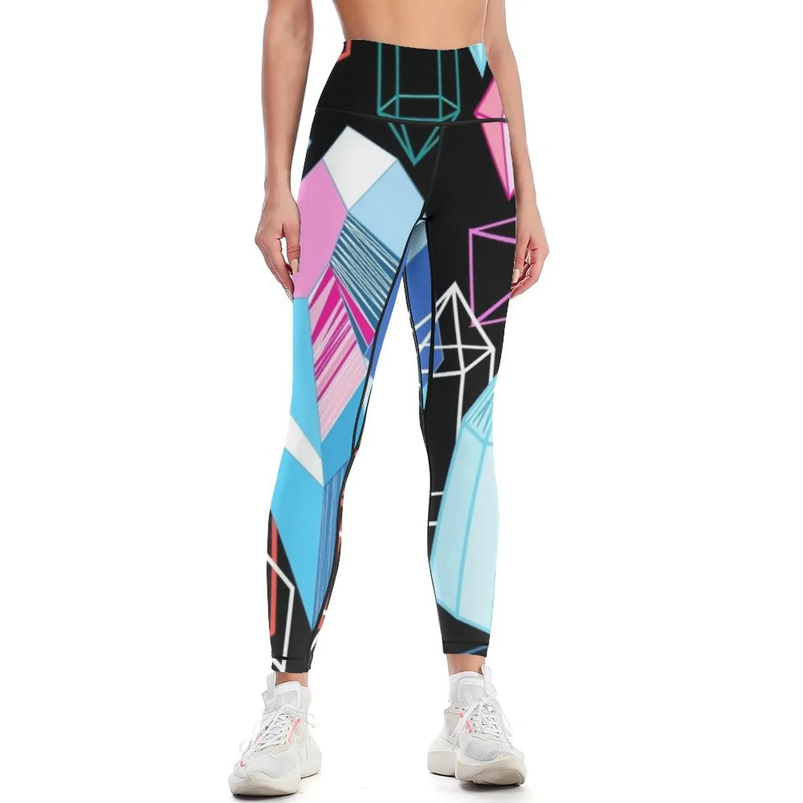 Bright pattern crystals Leggings Women sports Golf wear gym's sportswear Womens Leggings