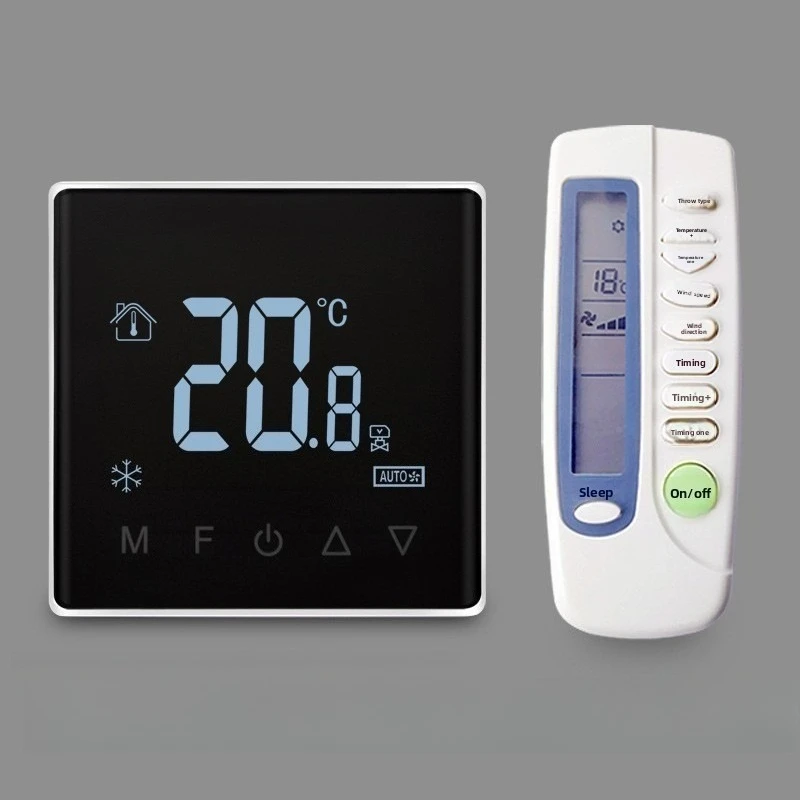 RS-485 الكتابة على الجدران الذكية زيجبي واي فاي مكيف الهواء المركزي ترموستات مروحة لفائف لوحة التحكم التبديل #3