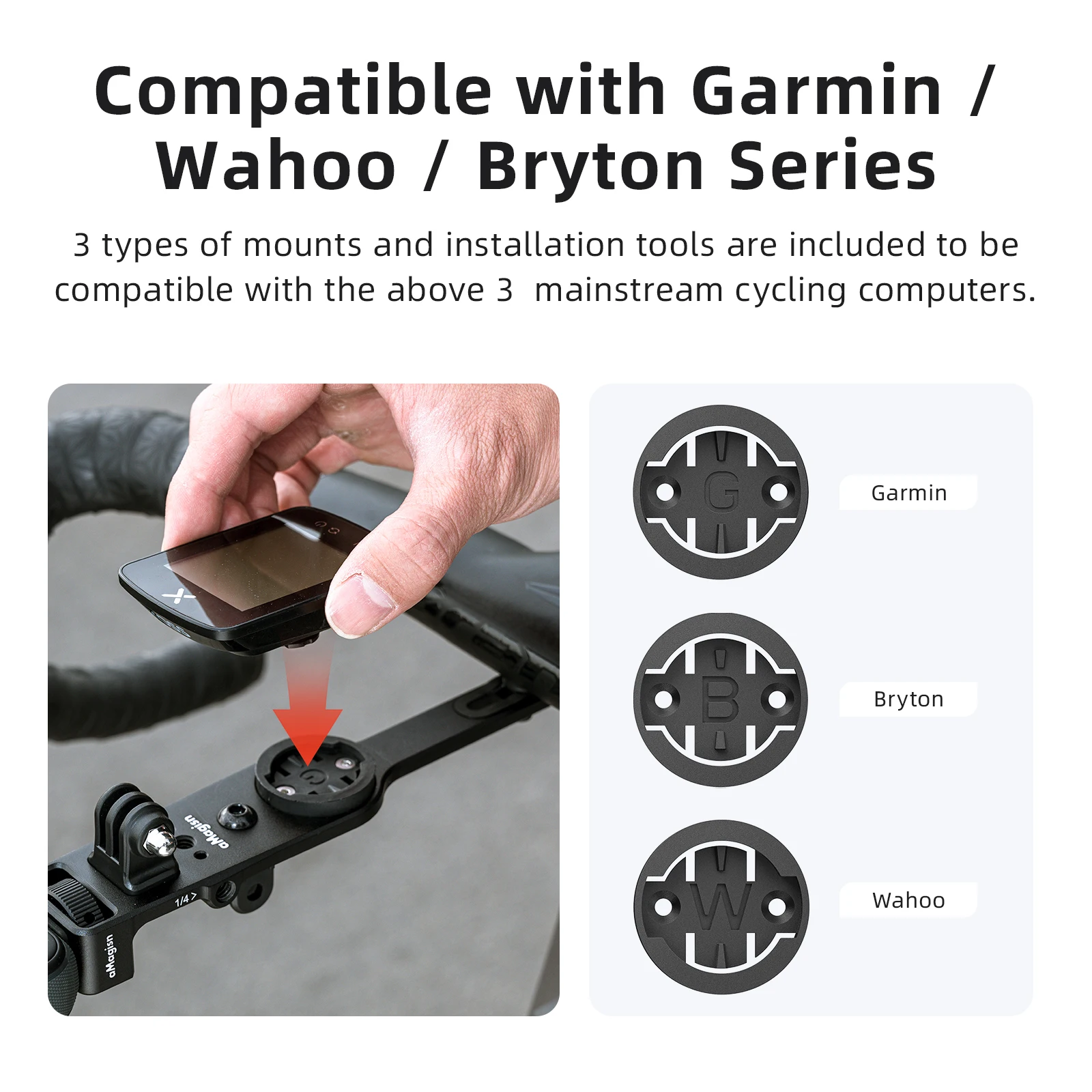 ขาตั้งคอมพิวเตอร์จักรยาน aMagi - Action Camera Bike Mount Aluminum บทวิจารณ์และราคา