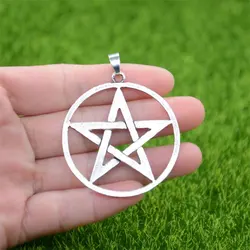 Wiccan Pagan Pentacle Pendant Talisman Pentagram Necklace Jewlery Wicca Suppliers Dropshipping